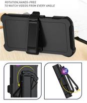 Heavy Ott Armor Shockproof Case For Honor 400 Smart Pro 600 200 90 70 Lite 5G 4G Protection Cover For Magic 9 8 7 6 5 Lite Honor 400 Smart 5G black