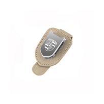 UQMW3 Car Sun Visor Sunglasses Holder Zinc Alloy Glasses Clip For Porsche 911 718 Taycan Panamera Cayenne Macan Boxster Cayman Pajun