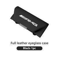 LMEC9 Car Glasses Case Sun Visor Eyeglass Holder Card Ticket Clip For Mercedes Benz AMG W202 W212 W213 W220 W221 W222 C180 C200 C260