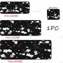 XXL White Sakura Gaming Mouse Pad Nonslip Rubber Desk Mat Keyboard Rug Laptop Computer Desk Computer Accessories Playmat 800x400x2mm