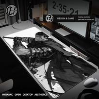 Anime Berserk Mouse Pad Guts Griffith Large XXL Mousepad Computer Keyboard Manga Pad Accessories Desk Mat 800x400x2mm