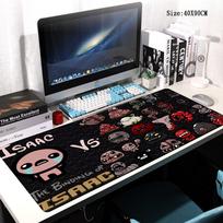 HYBXAXC The Binding Of Isaac Mousepad Gamer Gaming Keyboard Pad Computer Accessories Deskmat Mouse Mats Rubber Mat Pc Cabinet 800x400x2mm