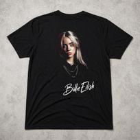 Billie Eilish T Shirt Pop Music Graphic Tee Adults Kids Black Gift 2XL