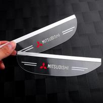 jvbn10 2Pcs Rearview Mirror Rain Eyebrow Sun Visor Cover for Mitsubishi Outlander, Pajero, Lancer – Mirror Rain Guard balta
