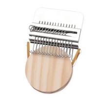 Small Loom Speedweve Type Weave Tool Wooden Fun Mending Loom Metal DIY Textile Tools Darning Machine Loom Mending Jeans Clothes