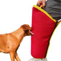 Dog Training Leg Guard - Tear-Resistant for German Shepherd & Malinois 63*26 cm raudona