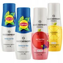Syropy Sodastream 2X Herbata Ice Tea Lemon + Red Berries + Lemoniada