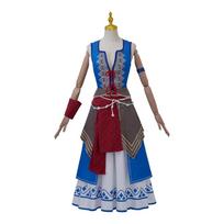 The Witcher 3 Wild Hunt Keira Cosplay Costume With Polyester Fabric For Halloween Themed Events L