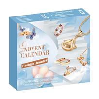 Jewelry Advent Calendar 2025 For Women With Bracelets Necklace Earrings Rings Countdown 24 Days To Xmas Calendar Xmas Gifts AS SHOWN