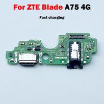 ZTE Blade A75 4G USB įkrovimo prievado jungties plokštės įkroviklio lankstus laidas A75 4G