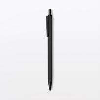 MUJI Aluminum Hexagonal Ballpoint Needle 23079945 Pen, Black, 0.7mm, Type, juoda