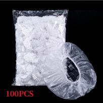 100 vnt. vienkartinės maistinės plastikinės plėvelės - šviežumą išlaikantys sandarinimo dangteliai maisto laikymui, namų virtuvei, piknikui, kepsninei 100pcs balta