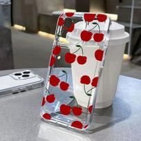 Cherry Phone Case For Samsung A56 5G A55 A36 A26 A16 A15 A35 A34 A33 A54 A53 A52s A25 A14 A13 A06 A05s A05 Silicone Clear Cover For Samsung A55 5G red