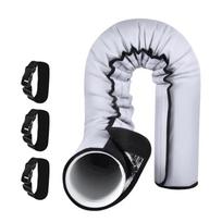 Portable Air Conditioner Duct Vent Cover Hose Protector Insulated Black Aircon Sleeve With Adjustable Elastic Bands