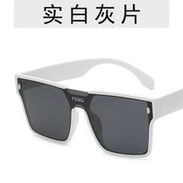 Vintage Big Frame Oversized Sunglasses Camping Stage Performance Shades Uv400 Protection Sunglasses For Women & Men 1PC