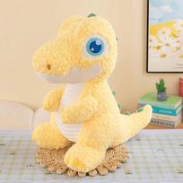 Big-eyed Tyrannosaurus Rex plush toy boy birthday gift dinosaur doll home throw pillow ring 30cm【0.16kg】 geltona