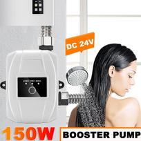 DC 24V 150W Slėgio didinimo siurblys Automatinis vandens siurblys Jungtis Buitinis Čiaupui Virtuvės kriauklei Dušo galvutei Slėgio didinimo siurblio rinkinys juoda