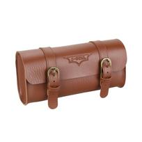 Odinis Retro Dviratininko Krepšys Motorolerio Vairo Rankenos Sulankstomas Krepšys Individualizuotas Balnelio Krepšys 22*9.8*6cm Brown #1 gray