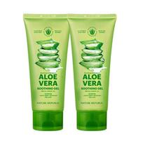 Nature Republic Soothing & Moisture Aloe Vera Soothing Gel 2-Pack – Hydrating & Calming Skin Gel – 300ml x2