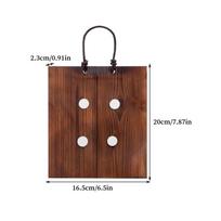1Pcs Indoor Wood Staghorn Fern Hanging Board Wall Mounted Planter Vertical Garden Mounting Plate Indoor Wall Planter