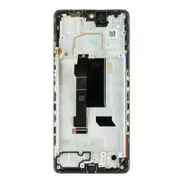 Xiaomi LCD Display + Touch Unit + Front Cover for Redmi Note 12 Pro 5G Black (Service Pack)