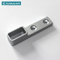 Factory Wholesale Zinc Alloy Clothes Rod Bases Ceiling-Mounted Side-Mounted Hardware Furniture Accessories for Wardrobe (as the picture,79*17.5*15)