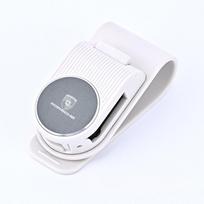 BMGB9 Car Visor Sunglasses Holder Portable Universal Glasses Ticket Accessories For Porsche Cayenne GTS Panamera Carrera GT3 Sticker
