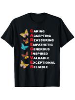 Patient Care Assistant Home Health Worker Caregiver T-Shirt S įvairiaspalvis