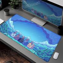 New Stardew Valley Cute Mouse Mat Large Antislip Game Office Gaming Mousepad Speed Rug Table Mats Anime Keyboard Mouse Pad 800x300x2MM gray