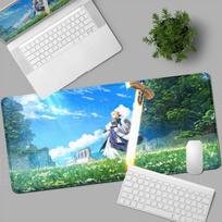 New HD Printing Mousepad Anime Fate Saber Alter Keyboard Pad Laptop Carpet Accessory Computer PC Gaming Mouse Pad Large Desk Mat 800x300x2MM