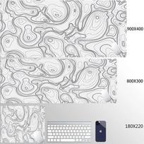 Strata Liquid White Gaming Mouse Pad Desk Gadgets Mouse Mat Office Accessories Mousepad Mouse Carpet Computer Mat Gaming Setup 800x300x2mm