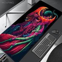 Hyper Beast Csgo Mouse Pad Large Gaming Accessories Mousepad Gamer Slipmat Deskmat x Mouse Carpet Office Desktop Computer 800x300x2mm