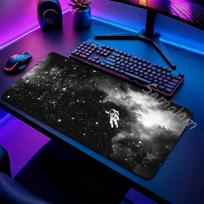 arge Gaming Mouse Pad Desk Mat Space Galaxy Astronaut Design NonSlip Rubber Base Stitched Edges for Office Computer Accessory 300x800x2mm