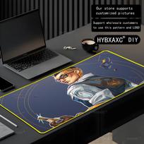 VALORANT Chamber Large Mouse Pad Gaming Mousepad PC Gamer Computer Office Mouse Mat XXL Yellow edge mouse pad Laptop Mausepad 800x400x2mm