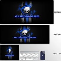 XXL Mouse Pad Computer Custom Desktop Mouse Pads Alienware LOGO Mousepad Natural Rubber Lauge Mouse Mat Antislip Soft Carpe 300x800x2mm