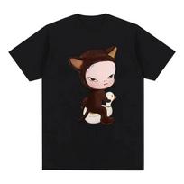Camiseta Yoshitomo Nara Cat Duck Para Mujer, Nueva Camiseta S įvairiaspalvis