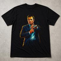 GTA Style Crime Boss T Shirt Urban Gaming Streetwear Tee Adults Kids 2XL