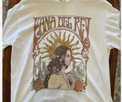 Lana Del Rey 90s basic style White T shirt Men Women Unisex tee 2XL