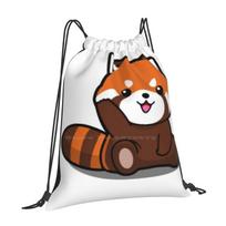 Raudona Miela Panda. Mokyklinės kuprinės Kelioninė nešiojamojo kompiuterio kuprinė Paaugliams Paauglys Jaunas Madingas Raudonas Panda Rouge Petit Mažas Mielas OneSize white