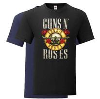 Guns N' Roses Black T-Shirt - cotton - Hard rock; heavy metal tee gift for her 4XL