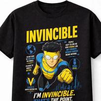 Invincible Superhero Comic Graphic TShirt Mark Grayson Unisex TShirt S