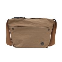 Ultra-Light Nylon Crossbody Bag Adjustable Wide Strap Large Capacity Messenger Bag Zipper Closure Tote Bag Mobile Phone Pack chaki