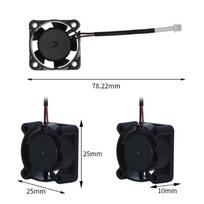 For CR-10 SE / Ender 3 V3 SE 2510 Axial Cooling Fan DC 24V Turbo Fan 3D Printers Accessories Hydraulic Bearing Cooling Fan
