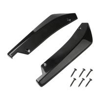 2Pc Rear Bumper Lip Wrap Angle Diffuser Side Splitter Canard Spoiler For Mercedes E Class W210 W211 W212 W213 A207 W213 W214 AMG black NEW black