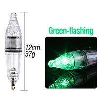 Fishing Lights Night Fish Finders Underwater Super Waterproof Fluorescent Glow In The Dark Led Light 12cm žalia
