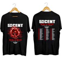 50.Cent The Final Lap Concert 2023 T-Shirt Black Cotton Unisex For Fans Unisex T-Shirt XL