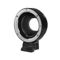 YONGNUO EF-EOSM II objektyvo adapteris, automatinio fokusavimo, fotoaparato tvirtinimo žiedas, elektroninis diafragmos valdymas, atsparus vandeniui with a bracket juoda