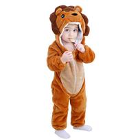 Žieminiai kūdikių kombinezonai Kigurumi Liūto kostiumas mergaitėms, berniukams, mažiems vaikams Gyvūno kombinezonas Kūdikių drabužiai Pižama Vaikų kombinezonai Ropa Bebes 120cm
