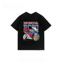 Honda RC30 Retro Modifikuotas Riterio Įranga 750R Motociklo Spausdinimas Vyriški Trumparankoviai Marškinėliai Grynos Medvilnės Vasaros 4XL