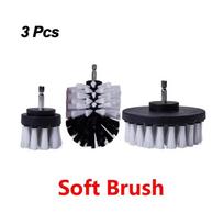 Drill Brush Attachment Set Power Scrubber For Bathroom Kitchen Tile Grout Carpet Cleaning Home Auto Use